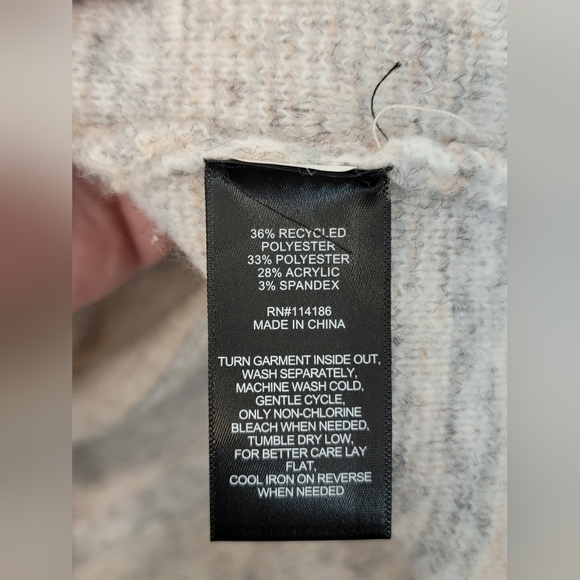 Frye Women's Aztec Geometric Tan and White Cardigan Size S - Picture 7 of 7